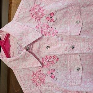 Cowgirl Hardware Western Button Down Top